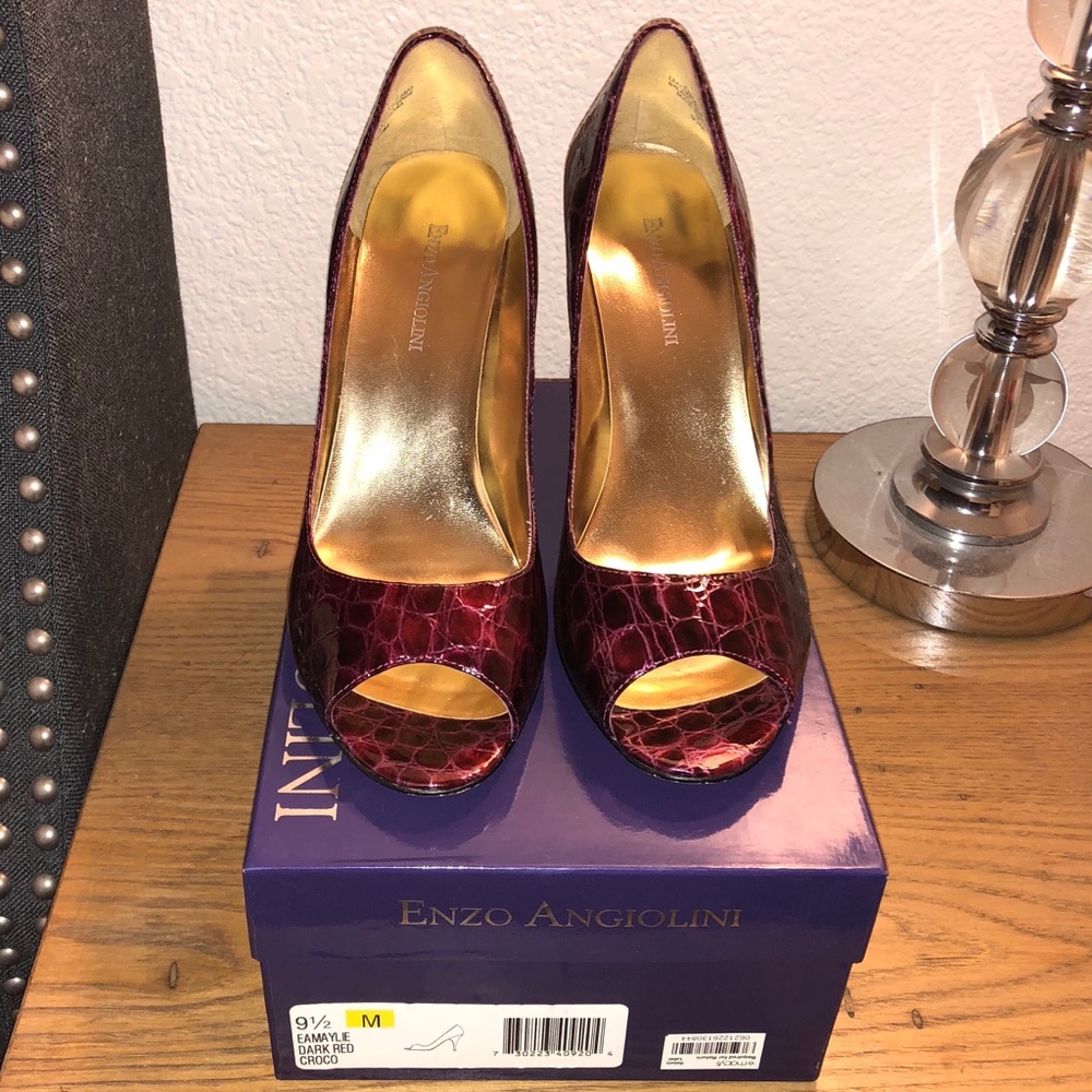 Enzo Angiolini Peeptoe Heels